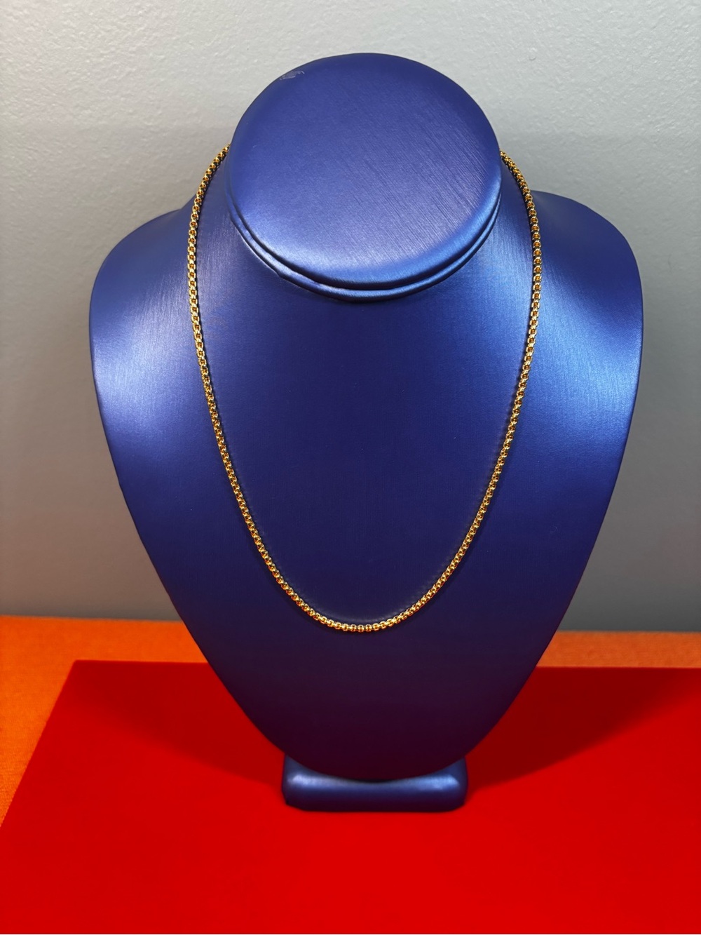 925 Gold Over Chain Necklace - Women's Jewelry